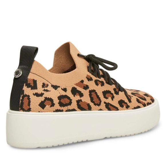 Steve Madden Shoes - Tan Leopard Brixie Platform Sneaker - Women